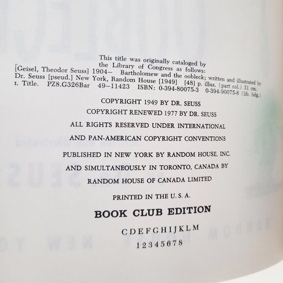 Dr Seuss Vintage Matte Hardcover Books Lot 3 - Picture 11 of 16